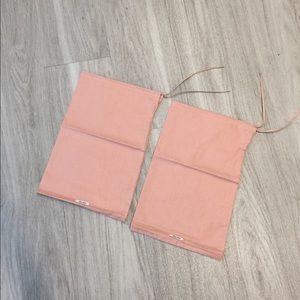 Authentic Miu Miu pink shoe sneaker dust bag